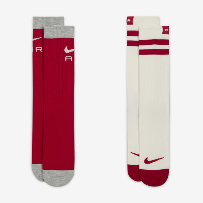 Nike Everyday Essentials Crew Socks (2 Pairs) Red Nike Everyday Essentials Crew Socks (2 Pairs) Red image number 1