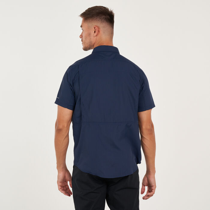 Columbia Men's Silver Ridge™ 2.0 Short Sleeve Shirt Blue Columbia Men's Silver Ridge™ 2.0 Short Sleeve Shirt Blue image number 1
