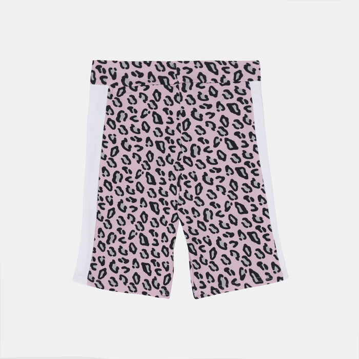PUMA Kids' Classics Summer Roar Allover Print Bike Shorts Pink image number 1