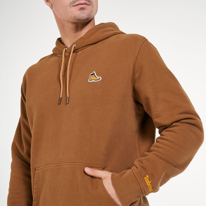 Timberland Men's Boot Logo Hoodie Brown Timberland Men's Boot Logo Hoodie Brown image number 3