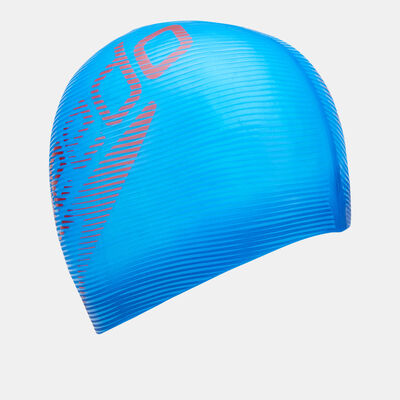 Speedo Slogan Print Swimming Cap Blue Speedo Slogan Print Swimming Cap Blue