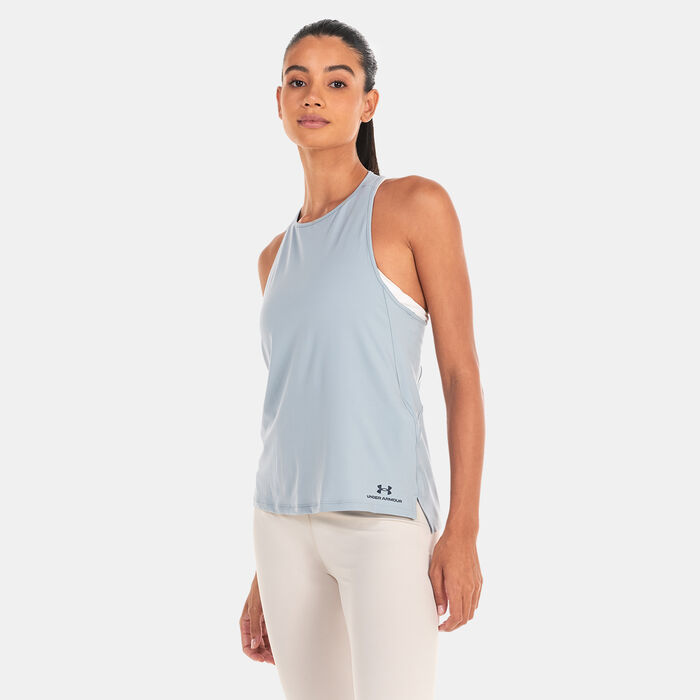 Under Armour Women's Rush Energy Tank Top Grey Under Armour Women's Rush Energy Tank Top Grey image number 0