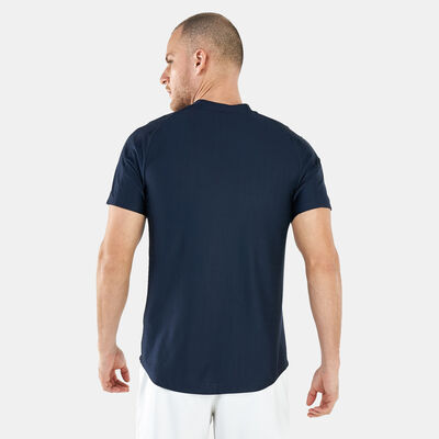 Nike Men's Court Dri-FIT Advantage Tennis Polo Shirt Blue Nike Men's Court Dri-FIT Advantage Tennis Polo Shirt Blue