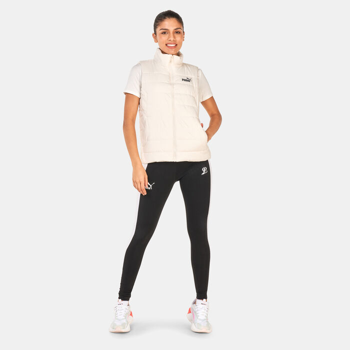 PUMA Women's ESS Padded Vest Beige image number 2