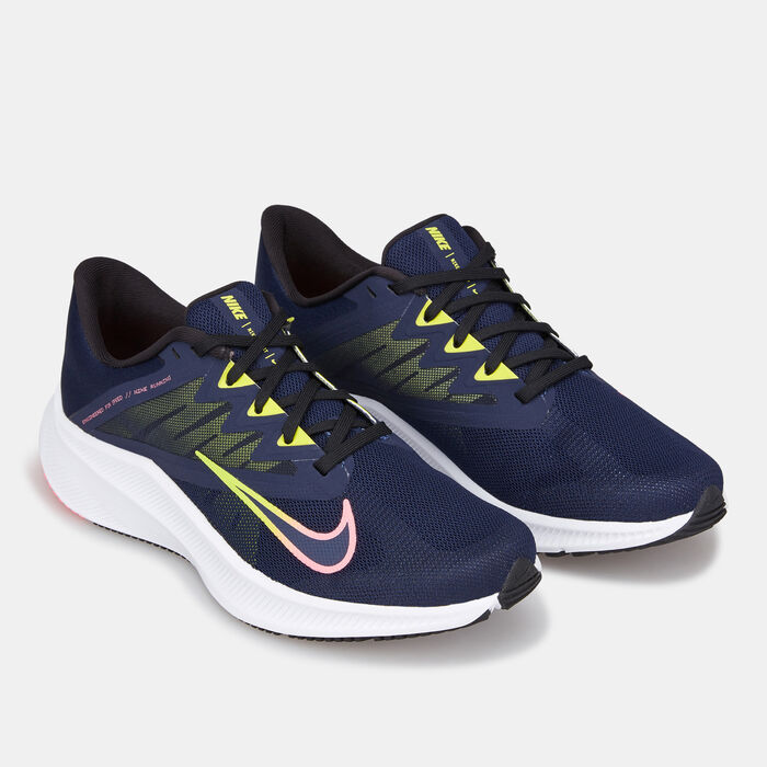 Nike Women's Quest 3 Shoe Blue Nike Women's Quest 3 Shoe Blue image number 1