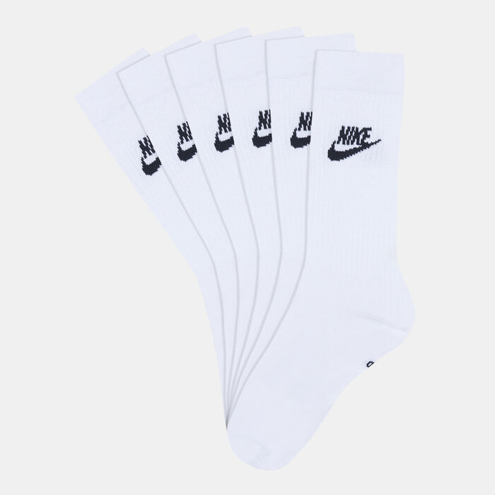 Nike Sportswear Everyday Essential Crew Socks (3 Pairs) White Nike Sportswear Everyday Essential Crew Socks (3 Pairs) White image number 0