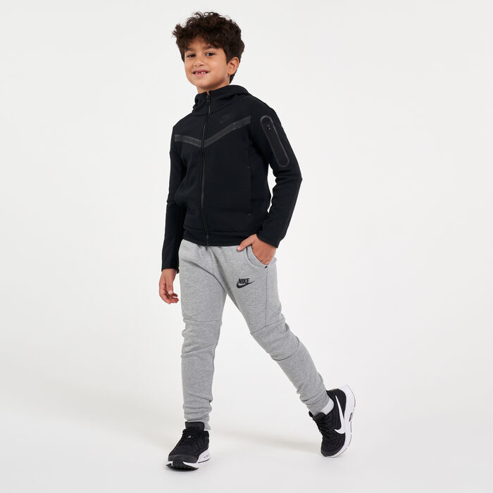 Nike Kids' Sportswear Tech Fleece Hoodie (Older Kids) Black Nike Kids' Sportswear Tech Fleece Hoodie (Older Kids) Black image number 2