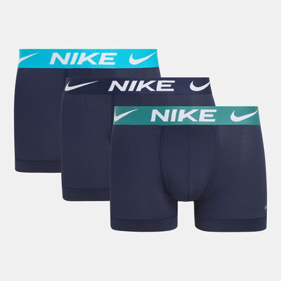 Nike Men's Dri-FIT Essential Micro Briefs (3 Pack) Blue
