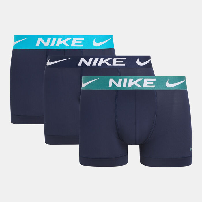 Nike Men's Dri-FIT Essential Micro Briefs (3 Pack) Blue image number 0