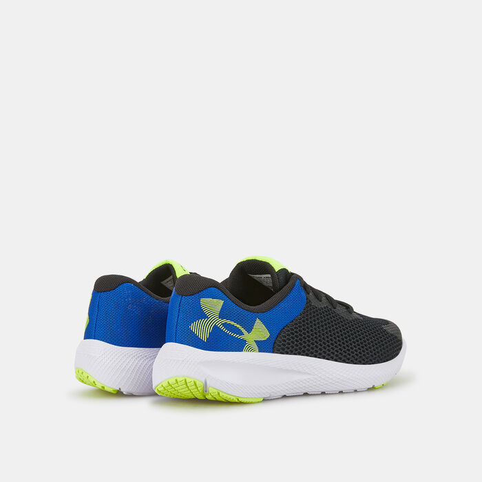 Under Armour Kids' UA Charged Pursuit 2 Big Logo Running Shoe (Older Kids) Black Under Armour Kids' UA Charged Pursuit 2 Big Logo Running Shoe (Older Kids) Black image number 2