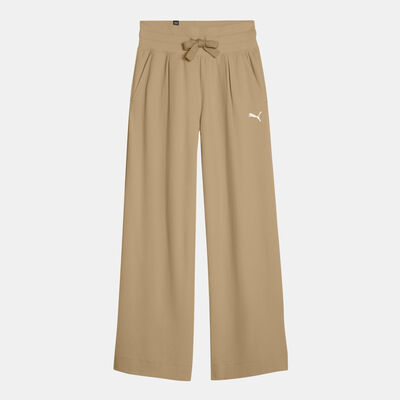 PUMA Women's HER Straight Pants Brown PUMA Women's HER Straight Pants Brown