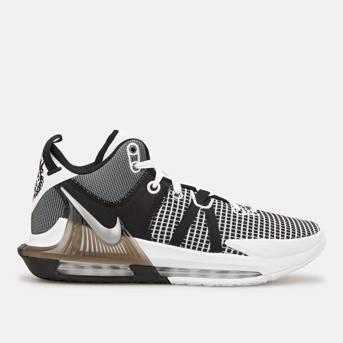 Nike Men's LeBron Witness 7 Basketball Shoe Grey image number 0