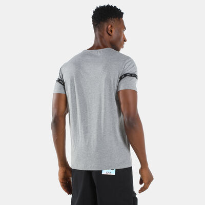 EA7 Emporio Armani Men's Train Logo Series Tape T-Shirt Grey