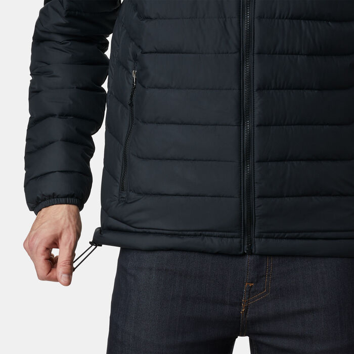 Columbia Men's Powder Lite™ Hooded Jacket Black image number 3