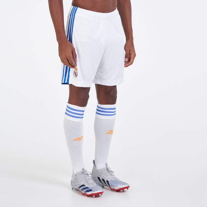 adidas Men's Real Madrid Home Shorts - 2021/22 White adidas Men's Real Madrid Home Shorts - 2021/22 White image number 0