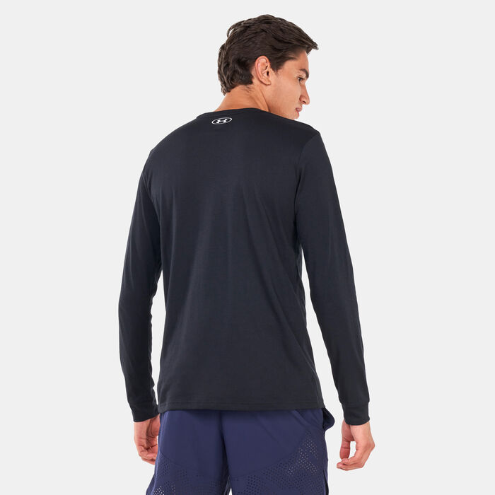 Under Armour Men's Project Rock Brahma Bull Long Sleeve T-Shirt Black Under Armour Men's Project Rock Brahma Bull Long Sleeve T-Shirt Black image number 1