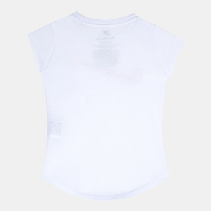 Nike Kids' Swoosh Pairs T-Shirt White Nike Kids' Swoosh Pairs T-Shirt White image number 1