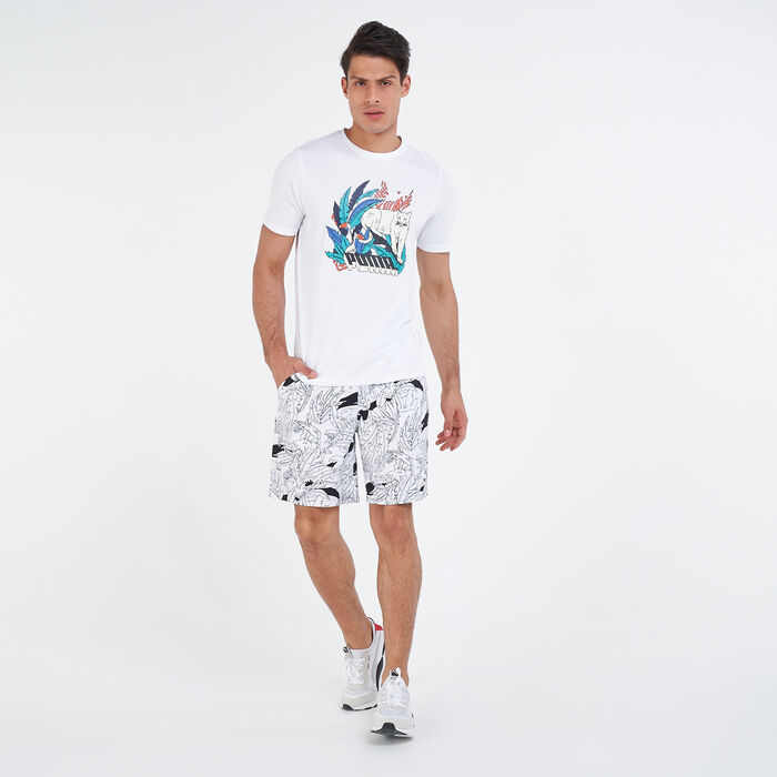PUMA Men's Classics Graphic Shorts Multi PUMA Men's Classics Graphic Shorts Multi image number 2