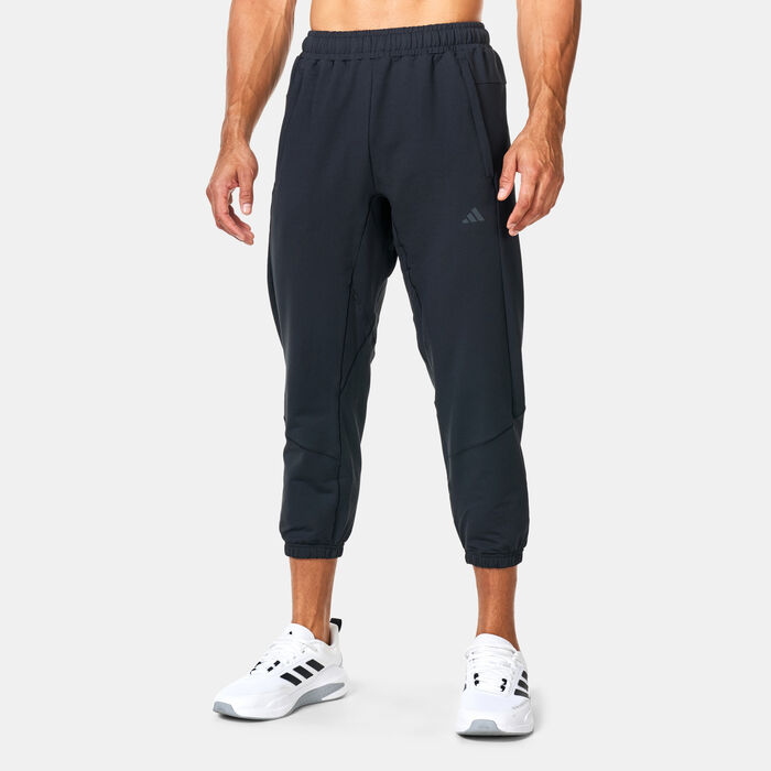 adidas Men's Deisgned For Training 7/8 Yoga Training Pants Black adidas Men's Deisgned For Training 7/8 Yoga Training Pants Black image number 0