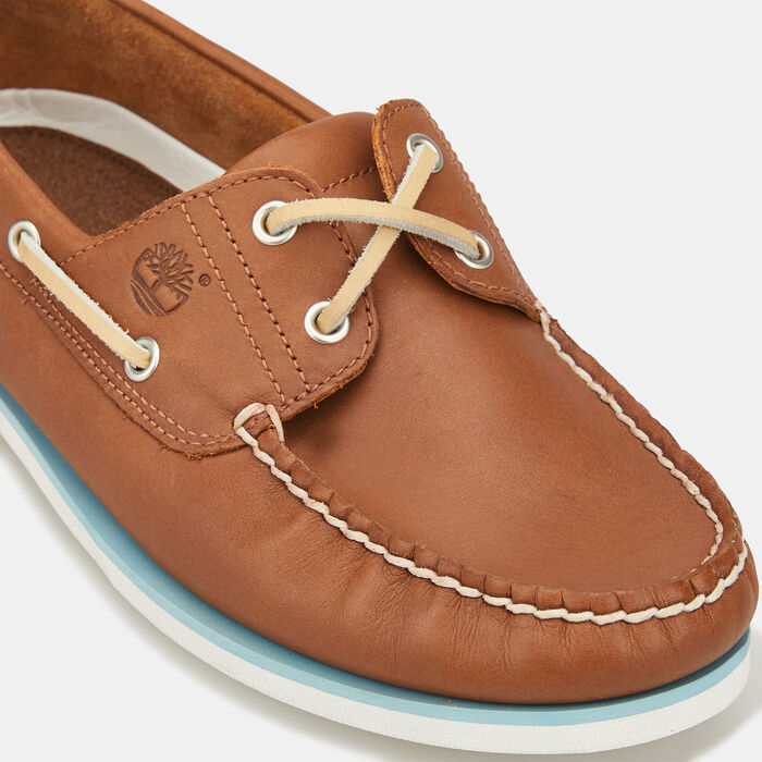 Timberland Men's Classic 2 Eye Boat Shoe Brown Timberland Men's Classic 2 Eye Boat Shoe Brown image number 4
