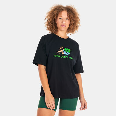 New Balance Women's Athletics Kim Van Vuuren T-Shirt Black New Balance Women's Athletics Kim Van Vuuren T-Shirt Black