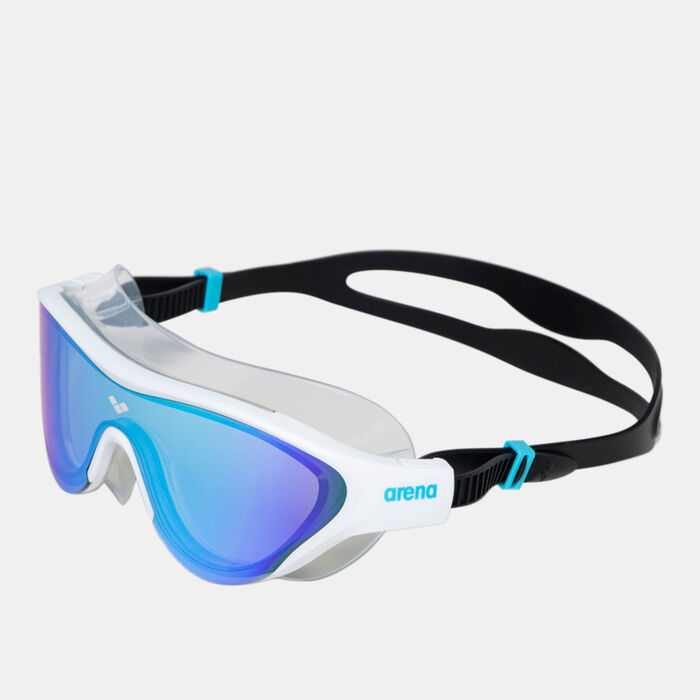 Arena The One Mask Mirror Swimming Goggles Blue Arena The One Mask Mirror Swimming Goggles Blue image number 2
