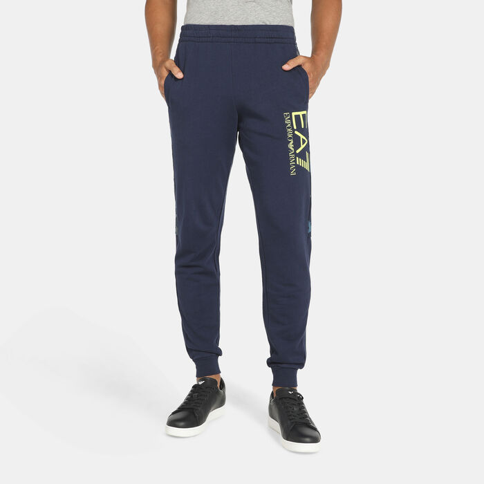 EA7 Emporio Armani Men's Logo Sweatpants Blue EA7 Emporio Armani Men's Logo Sweatpants Blue image number 0