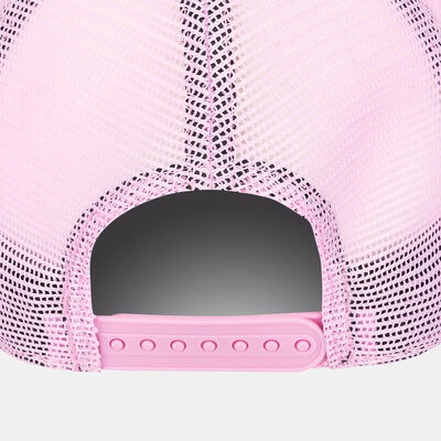 New Era Men's MLB New York Yankees League Essential Trucker Cap Pink