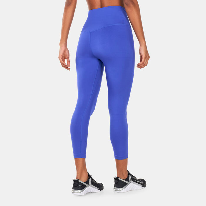 Nike Women's One Dri-FIT Cropped Leggings Purple Nike Women's One Dri-FIT Cropped Leggings Purple image number 1