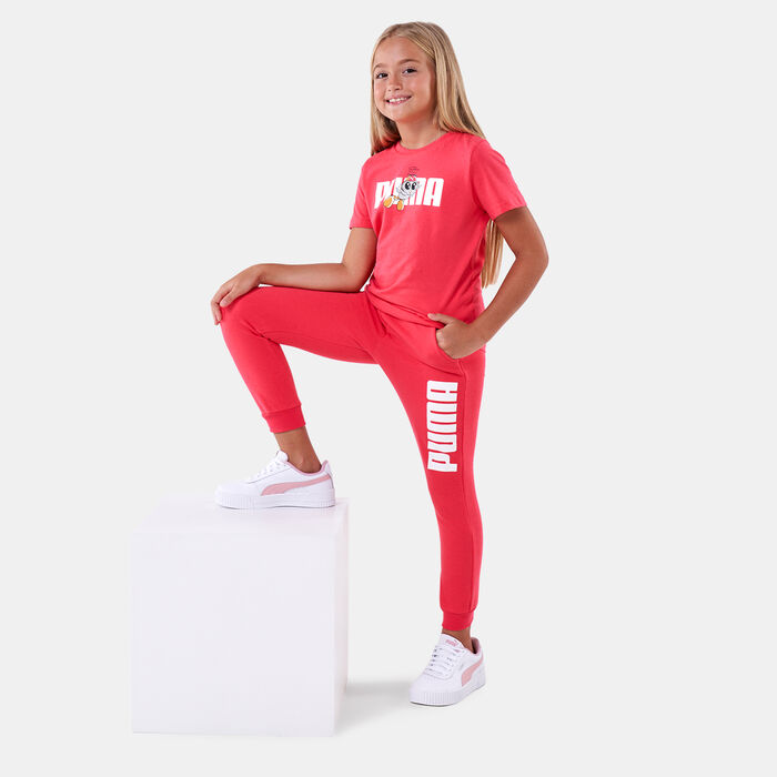 PUMA Kids' LIL PUMA Sweatpants (Younger Kids) Pink PUMA Kids' LIL PUMA Sweatpants (Younger Kids) Pink image number 2