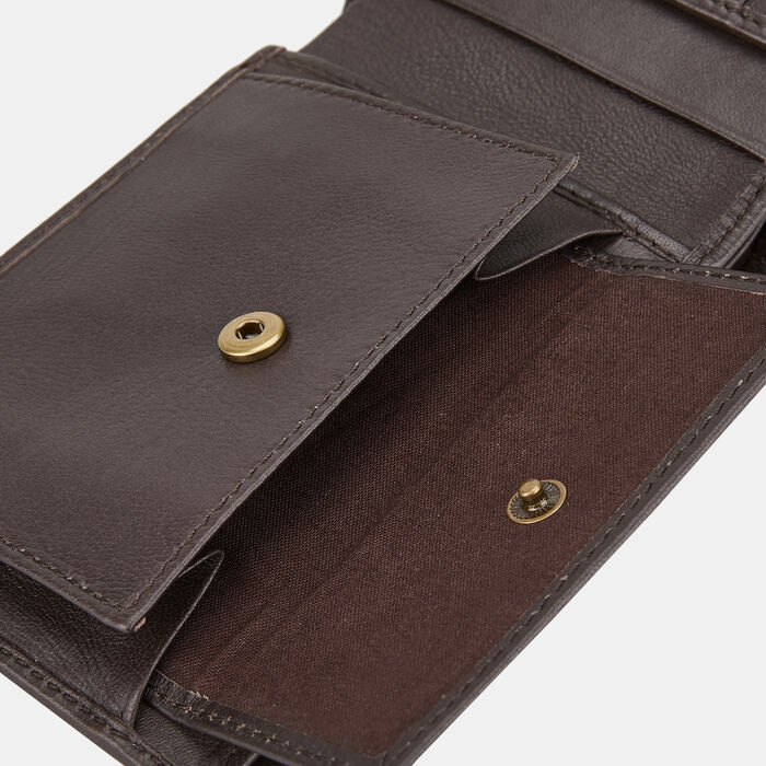 Timberland Men's Bifold Coin Pocket Wallet Brown Timberland Men's Bifold Coin Pocket Wallet Brown image number 2