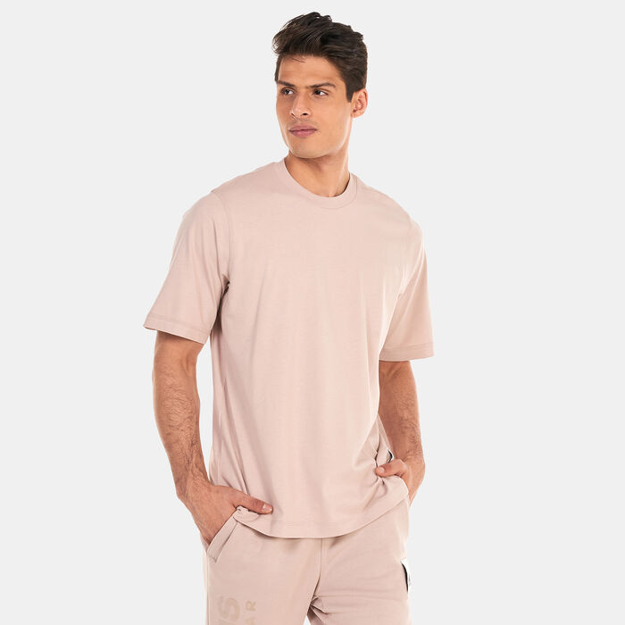 adidas Men's Lounge T-Shirt Beige adidas Men's Lounge T-Shirt Beige image number 0