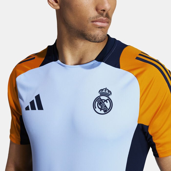 adidas Men's Real Madrid Tiro 24 Competition Training Football Top Blue adidas Men's Real Madrid Tiro 24 Competition Training Football Top Blue image number 3