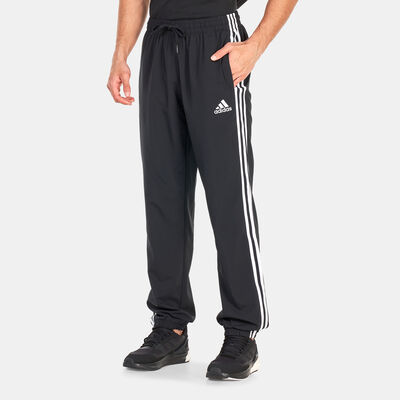 adidas Men's AEROREADY Essentials 3-Stripes Joggers Black