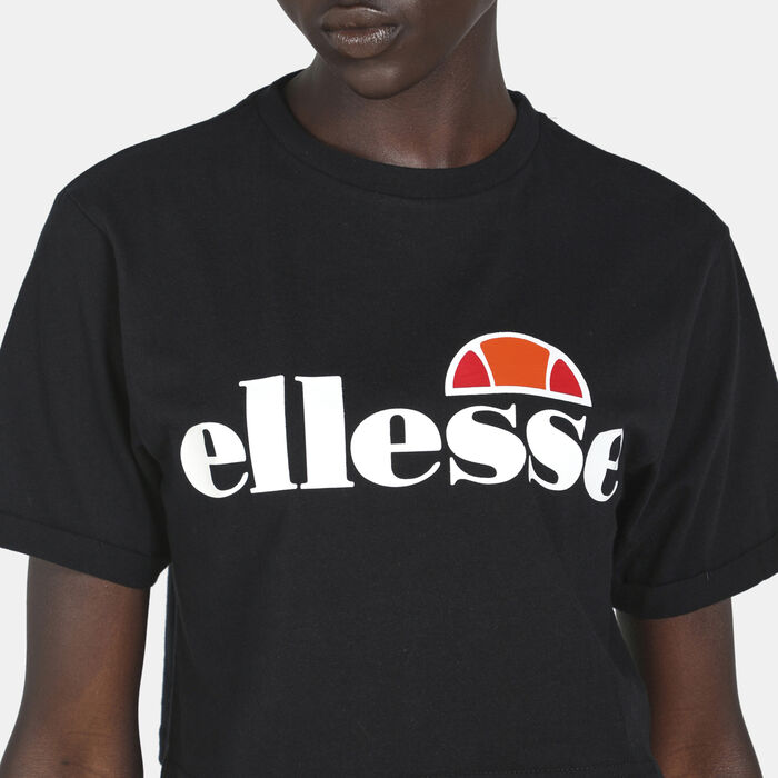 ellesse Women's Alberta Crop Top Black ellesse Women's Alberta Crop Top Black image number 3