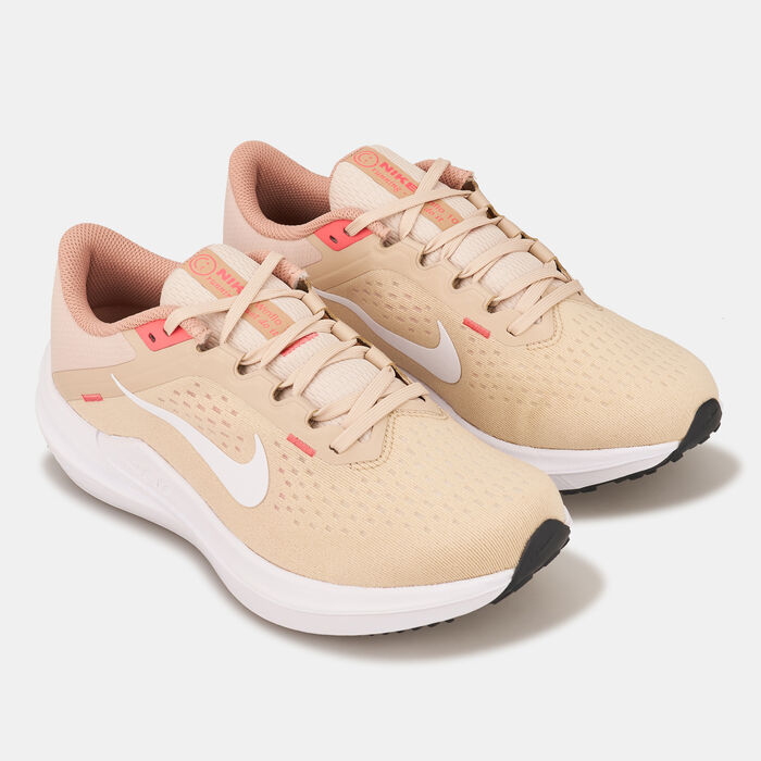Nike Women's Winflo 10 Road Running Shoe Beige Nike Women's Winflo 10 Road Running Shoe Beige image number 2