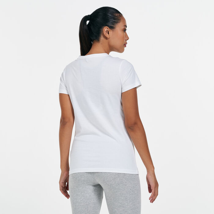 PUMA Women's Classics Graphic T-Shirt White PUMA Women's Classics Graphic T-Shirt White image number 1
