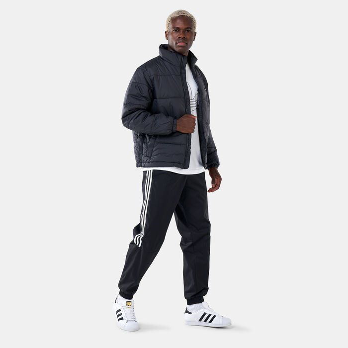 adidas Originals Men's Padded Stand-Up Collar Puffer Jacket Black adidas Originals Men's Padded Stand-Up Collar Puffer Jacket Black image number 2