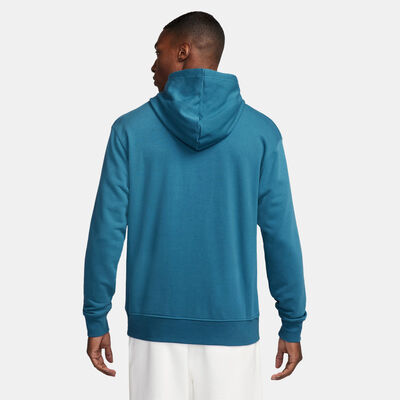 Jordan Men's Essentials Loopback Fleece Pullover Hoodie Blue