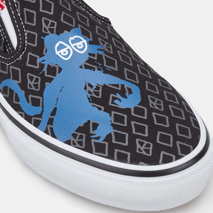 Vans x Krooked Skate Slip-On Unisex Shoe Black Vans x Krooked Skate Slip-On Unisex Shoe Black image number 4