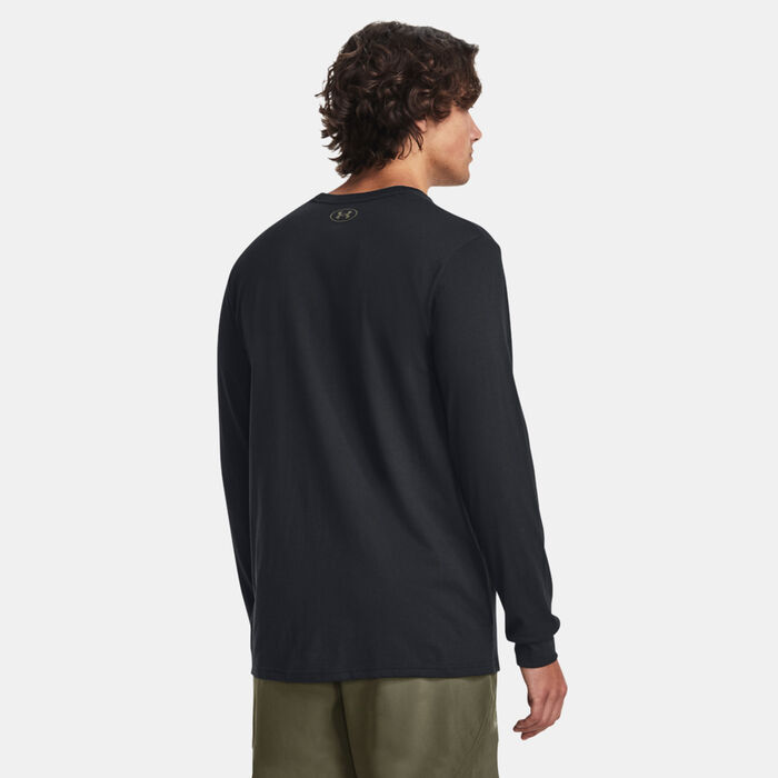 Under Armour Men's Project Rock Brahma Bull Long Sleeve T-Shirt Black Under Armour Men's Project Rock Brahma Bull Long Sleeve T-Shirt Black image number 1