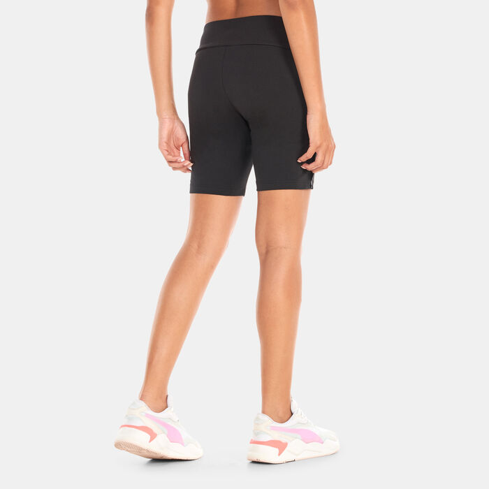 PUMA Women's POWER Short Leggings Black PUMA Women's POWER Short Leggings Black image number 1