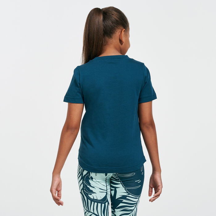 adidas Kids' Tropical Sports Graphic T-Shirt Green adidas Kids' Tropical Sports Graphic T-Shirt Green image number 1