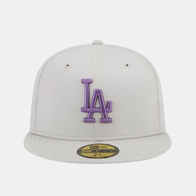 New Era Men's League Essentials 59FIFTY Los Angeles Dodgers Cap Beige New Era Men's League Essentials 59FIFTY Los Angeles Dodgers Cap Beige