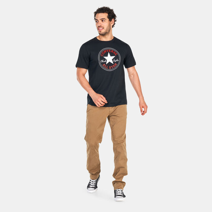 Converse Men's Go-To All Star Patch T-Shirt Black Converse Men's Go-To All Star Patch T-Shirt Black image number 2