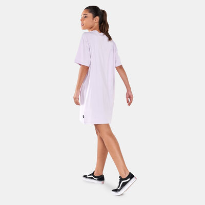 Vans Women's Center Vee Tee Dress Purple Vans Women's Center Vee Tee Dress Purple