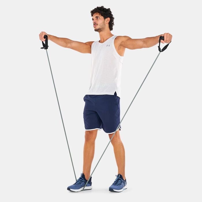 Under Armour Men's UA HIIT Woven Shorts Blue image number 2