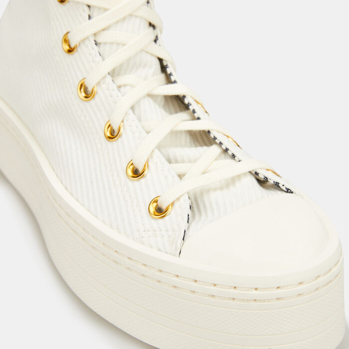 Converse Women's Chuck Taylor All Star Modern Lift Shoes White Converse Women's Chuck Taylor All Star Modern Lift Shoes White image number 4