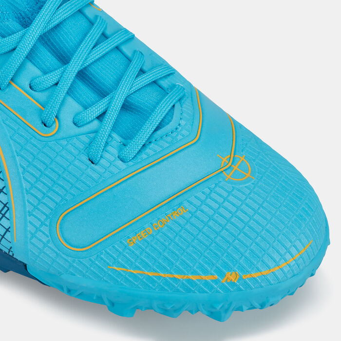 Nike Men's Mercurial Superfly 8 Academy Turf Ground Football Shoe Blue image number 5