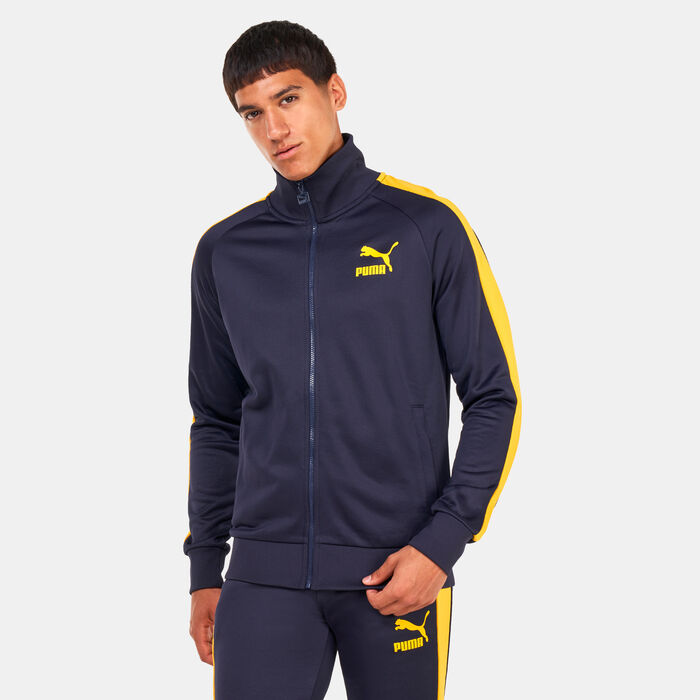 PUMA Men's Iconic T7 Track Jacket Black PUMA Men's Iconic T7 Track Jacket Black image number 0